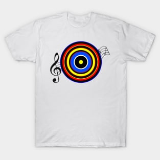 Music Disk Movies Art Design T-Shirt